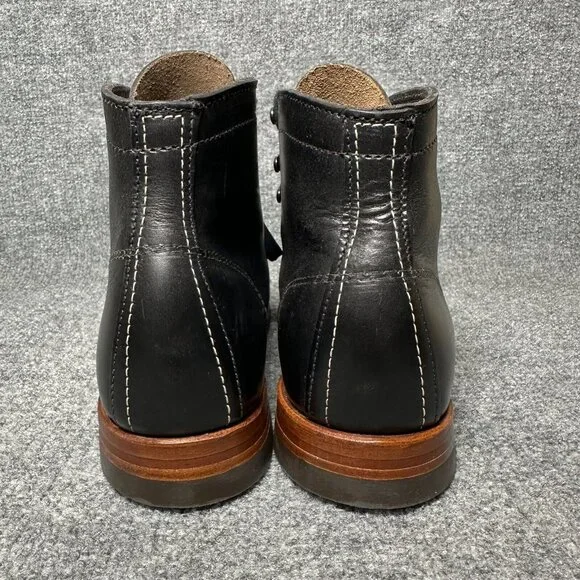 WOLVERINE 1000 Mile Classic Boots Leather Black Lace Up Combat Women's Size 9B